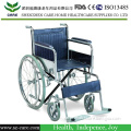 Chrome Steel Frame Wheelchair